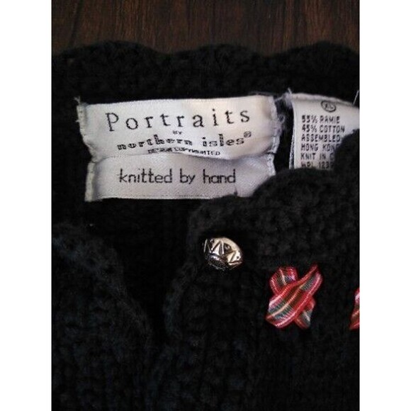 Fair Isle Vintage Embroidered Cotton Granny 80s Christmas Cardigan Sweater Sz XL - Picture 2 of 11